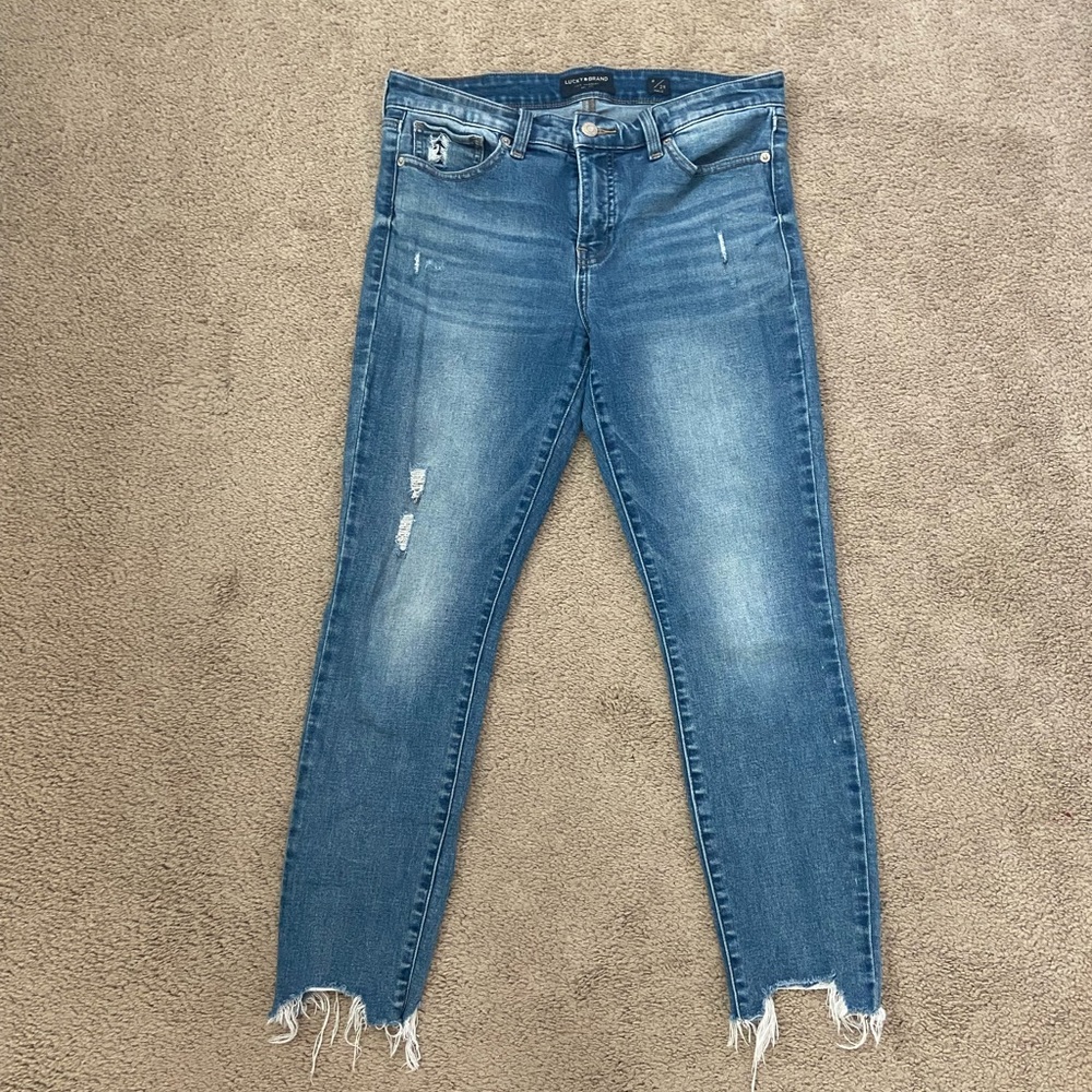 Lucky Brand Ava Mid Rise Skinny